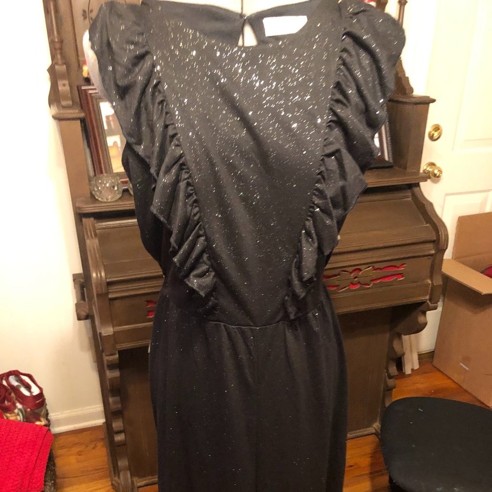 H&M Black Glider Jumpsuit; Size Girls 20